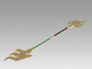 league of legends lol luxanna crownguard the lady of luminosity staff 3D Print Model