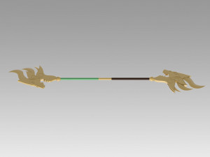 league of legends lol luxanna crownguard the lady of luminosity staff 3D Принт Модель