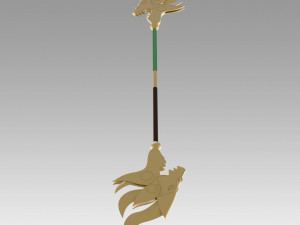 league of legends lol luxanna crownguard the lady of luminosity staff 3D Принт Модель