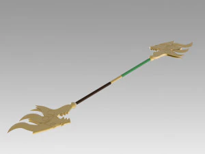 league of legends lol luxanna crownguard the lady of luminosity staff 3D Print Model