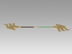 league of legends lol luxanna crownguard the lady of luminosity staff 3D Принт Модель