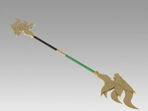 league of legends lol luxanna crownguard the lady of luminosity staff 3D Принт Модель