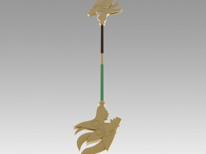 league of legends lol luxanna crownguard the lady of luminosity staff 3D Принт Модель