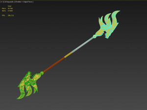 league of legends lol luxanna crownguard the lady of luminosity staff 3D Принт Модель