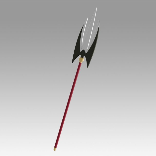 one piece charlotte katakuri spear cosplay prop 3D Print Model .c4d .max .obj .3ds .fbx .stl .blend