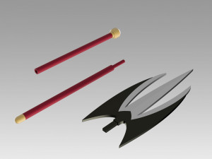 one piece charlotte katakuri spear cosplay prop 3D Print Model
