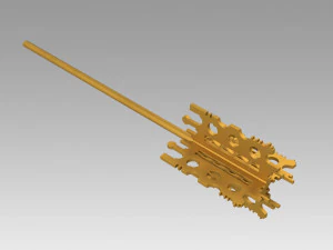 fifth element key replica props cosplay 3D Print Model