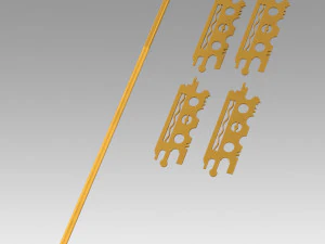 fifth element key replica props cosplay 3D Print Model