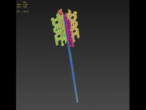 fifth element key replica props cosplay 3D Print Model