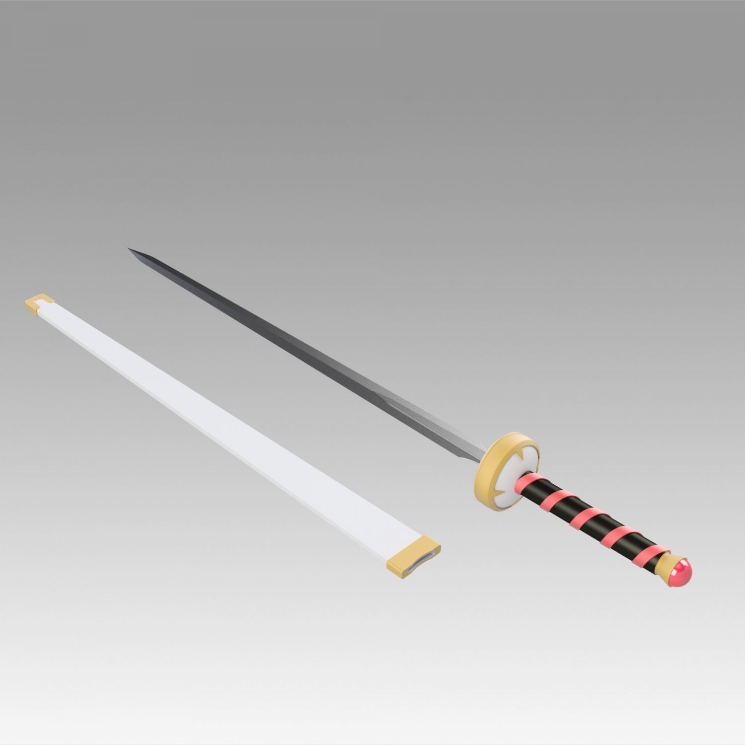 Sword Art Online Kirito Ordinal Scale Main Sword 3D model 3D printable