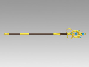 goblin slayer priestess crutch cosplay prop replica 3D-Druckmodell