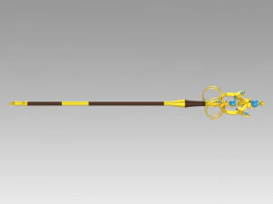 goblin slayer priestess crutch cosplay prop replica 3D Print Model