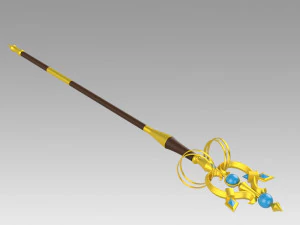 goblin slayer priestess crutch cosplay prop replica 3D Print Model