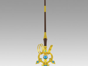 goblin slayer priestess crutch cosplay prop replica 3D-Druckmodell