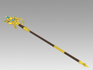 goblin slayer priestess crutch cosplay prop replica 3D-Druckmodell