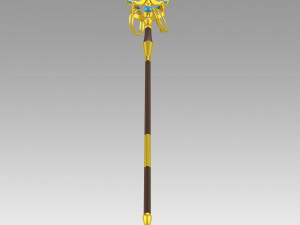 goblin slayer priestess crutch cosplay prop replica 3D-Druckmodell