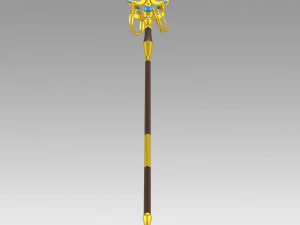 goblin slayer priestess crutch cosplay prop replica 3D Print Model