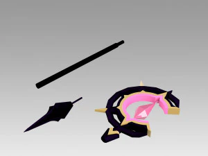 league of legends lol coven leblanc cosplay prop 3D Print Model