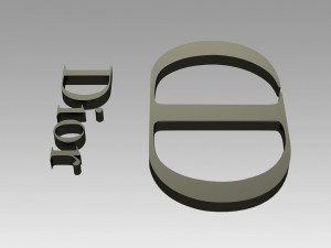 dior paris logo 3D Print Model