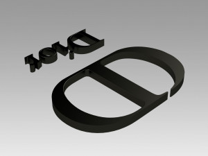 dior paris logo 3D Print Model