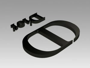 dior paris logo 3D Print Model