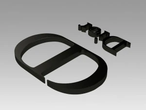 dior paris logo 3D Print Model