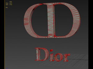 dior paris logo 3D Print Model