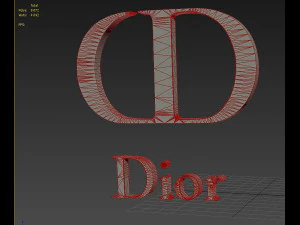 dior paris logo 3D Print Model