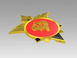 genshin impact diluc vision cosplay accessory prop 3D Print Model