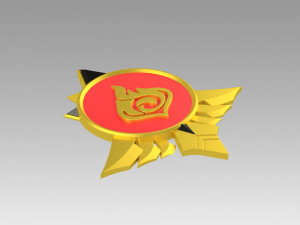 genshin impact diluc vision cosplay accessory prop Modelo de Impressão 3D