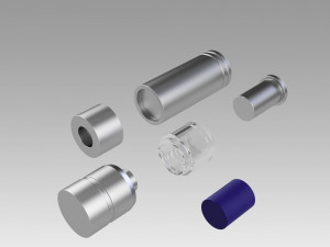 dark matter aluminum hypo blood draw medical tool 3D Принт Модель