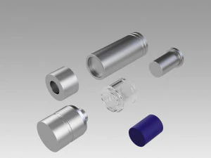 dark matter aluminum hypo blood draw medical tool 3D Print Model