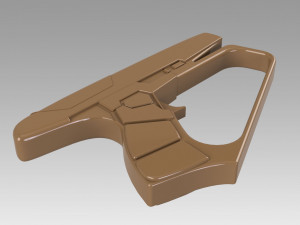 star trek enterprise suliban hand phaser prop cosplay 3D 打印模型