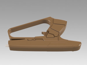 star trek enterprise suliban hand phaser prop cosplay 3D 打印模型