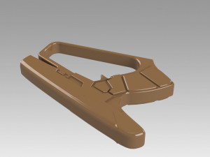 star trek enterprise suliban hand phaser prop cosplay 3D 打印模型