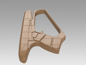 star trek enterprise suliban hand phaser prop cosplay 3D 打印模型