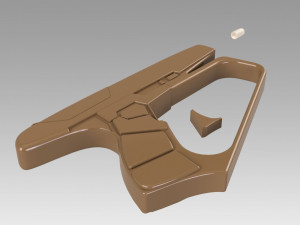 star trek enterprise suliban hand phaser prop cosplay 3D 打印模型