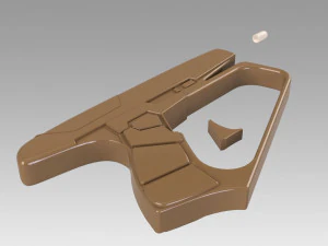 star trek enterprise suliban hand phaser prop cosplay 3D Print Model
