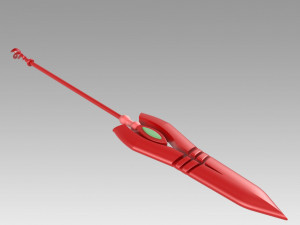 neon genesis evangelion eva asuka langley sohryu flare spear 3D 프린트 모델
