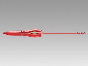 neon genesis evangelion eva asuka langley sohryu flare spear 3D 프린트 모델