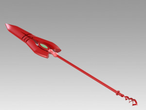 neon genesis evangelion eva asuka langley sohryu flare spear 3D 프린트 모델