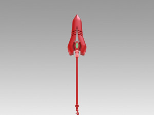 neon genesis evangelion eva asuka langley sohryu flare spear 3D 프린트 모델