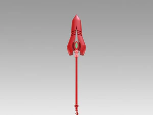 neon genesis evangelion eva asuka langley sohryu lance &eacute;vas&eacute;e Modèles 3D en vedette