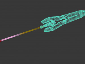 neon genesis evangelion eva asuka langley sohryu flare spear 3D 프린트 모델