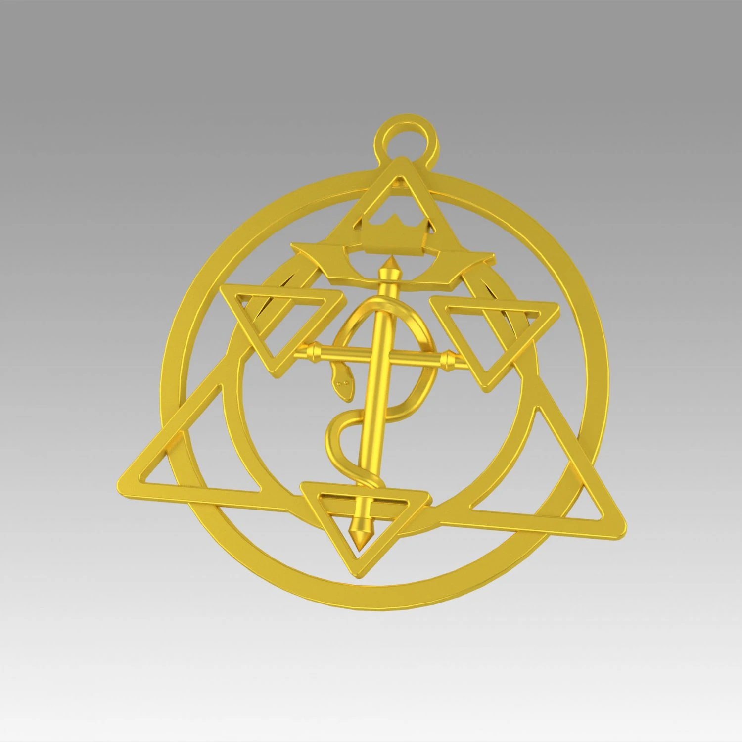 transmutation symbol fullmetal alchemist necklace alchemy 3D Print Model .c4d .max .obj .3ds .fbx .stl .blend 