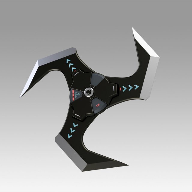 apex legends shuriken prop replica 3Dプリントモデル .c4d .max .obj .3ds .fbx .stl .blend 