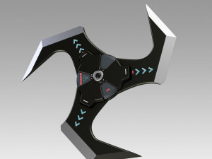 apex legends shuriken prop replica 3D Print Model