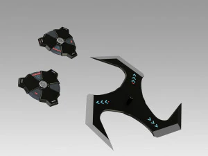 apex legends shuriken prop replica 3D Print Model
