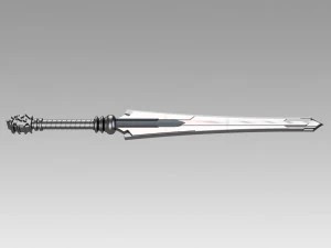kingsglaive final fantasy xv ff15 glauca sword 3D Print Model