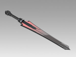kingsglaive final fantasy xv ff15 glauca sword 3D Print Model